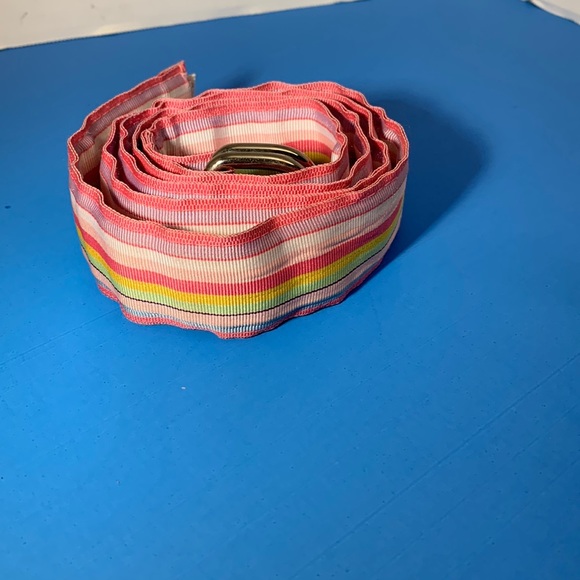 J. Crew Grosgain Ribbon Multicolor Belt Size L